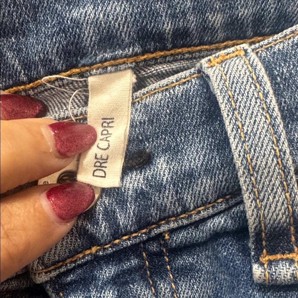 Rag and Bone Dre Capri Low rise skinny soft light wash jeans size 26 - Picture 7 of 7